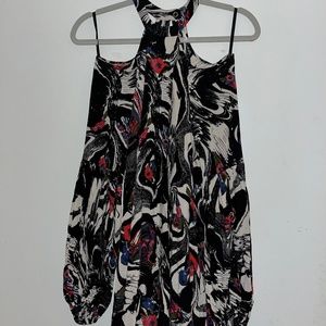 Long Sleeve off the shoulder floral dress Free People